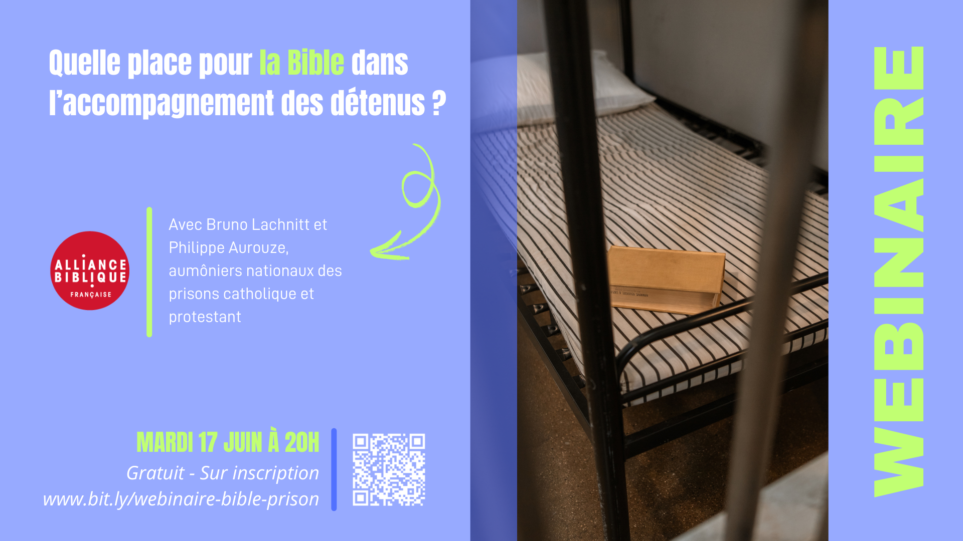 Webinaire - Bible en prison