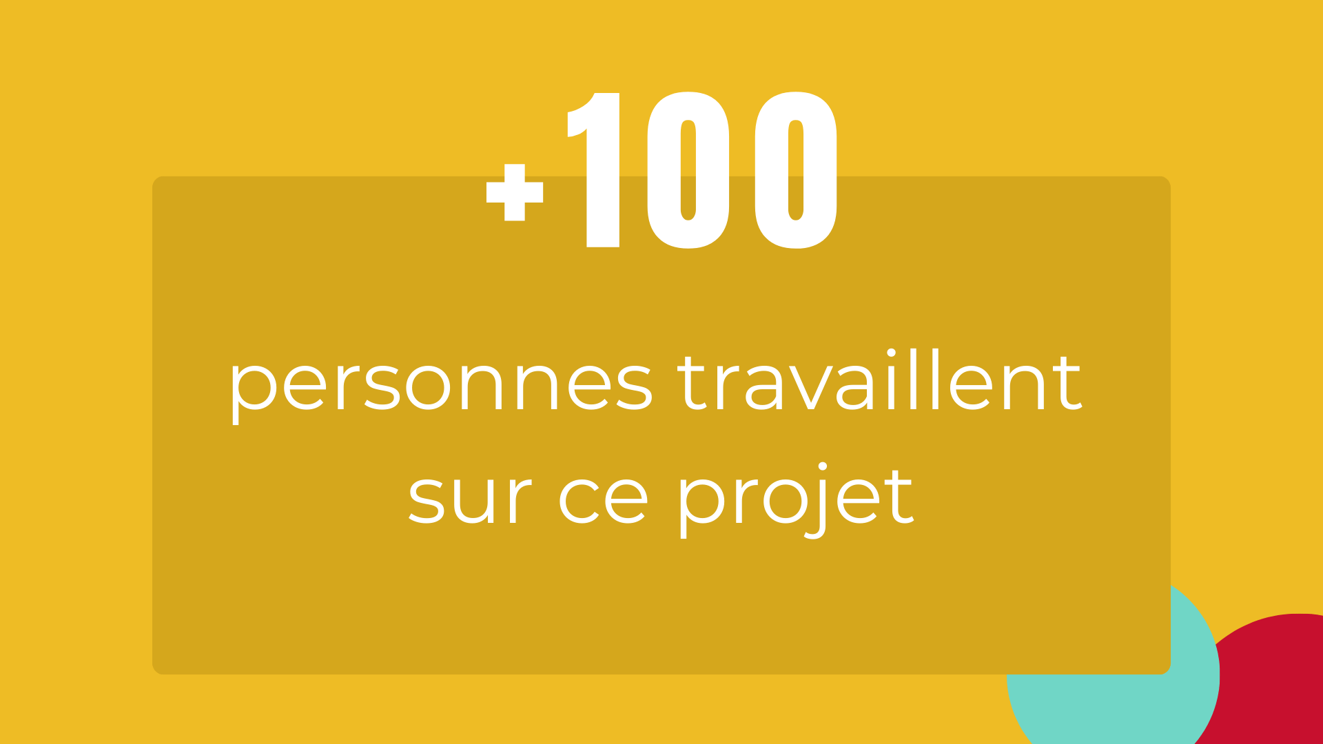 TOB - 100 personnes sur le projet